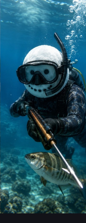 About snowman spearfishing